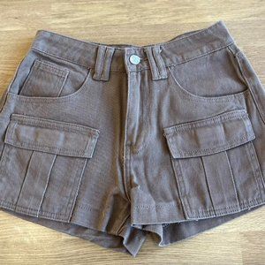 Womens Brown Shorts